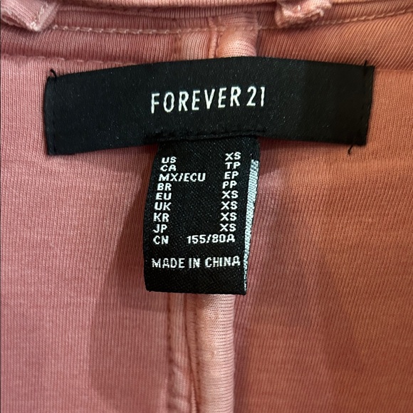 Forever 21 Quilted Cotton  Puffer Jacket - Dusty Pink - Picture 2 of 7